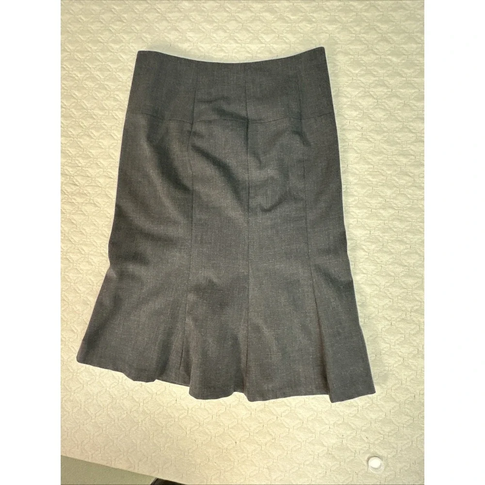 Laundry By Shelli Segal Skirt Sz 6 Feet Heathered Flared